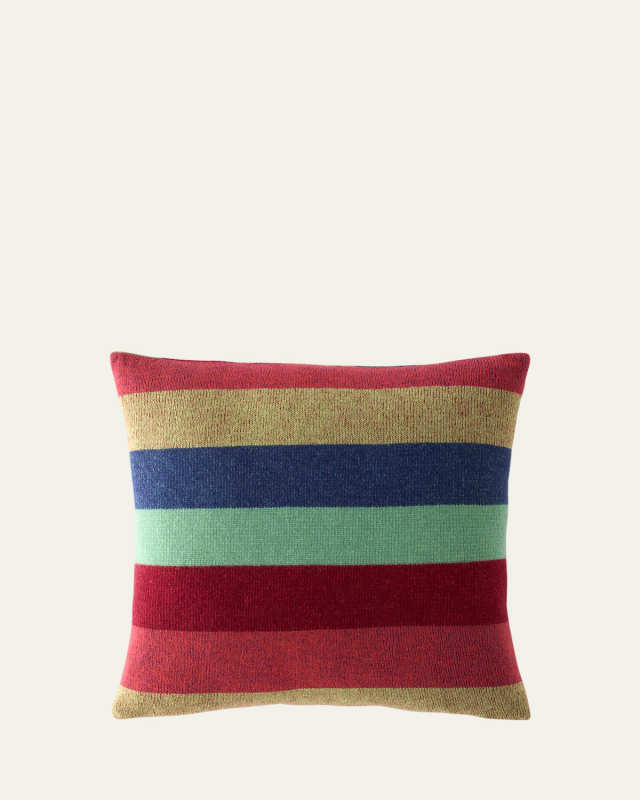Block Super Duper Cashmere Decorative Pillow, 20" Square